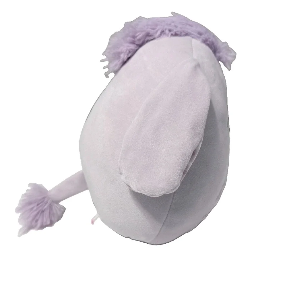Squishmallow Delzi Lavender Donkey Floral Flower Belly 8